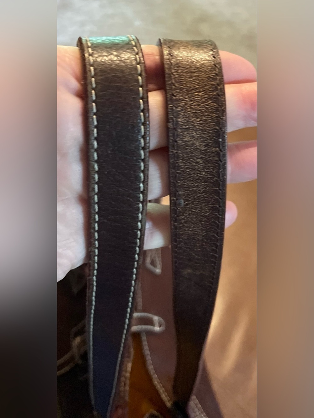 Dooney and Bourke, large Italian pebbled leather shoulder bag. NWOT - Picture 11 of 12
